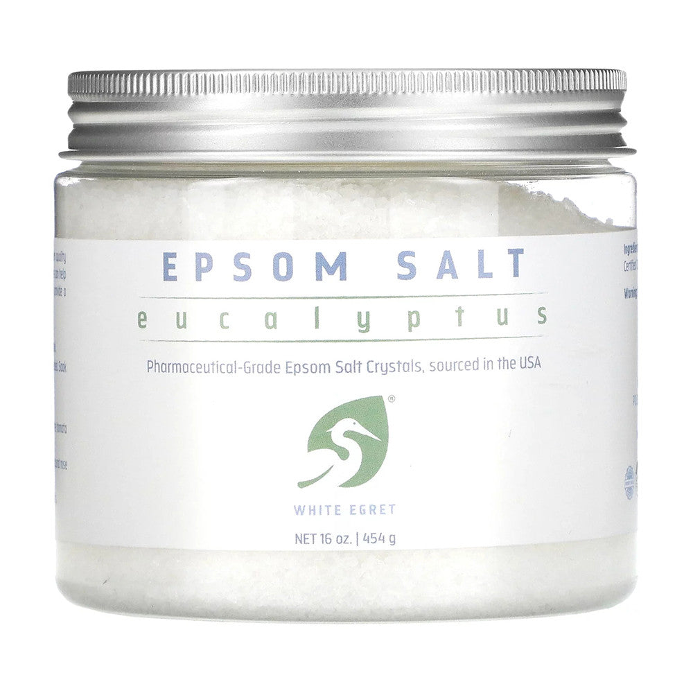 Epsom Salt Eucalyptus, White Egret, 16 Oz
